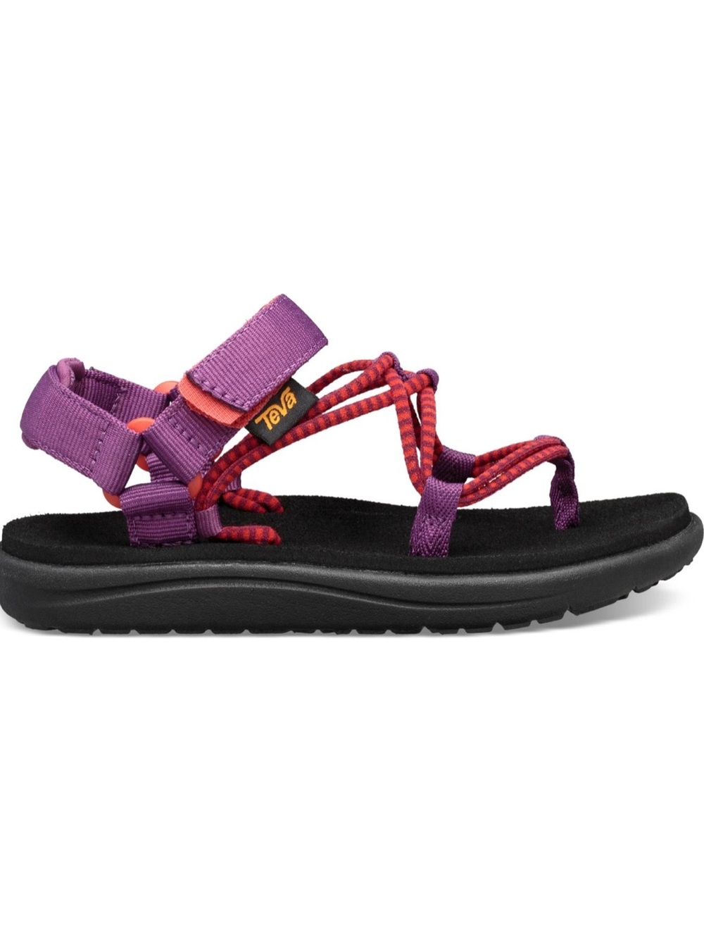 Teva Voya Infinity Gloxinia Firey Red Youth Size 5